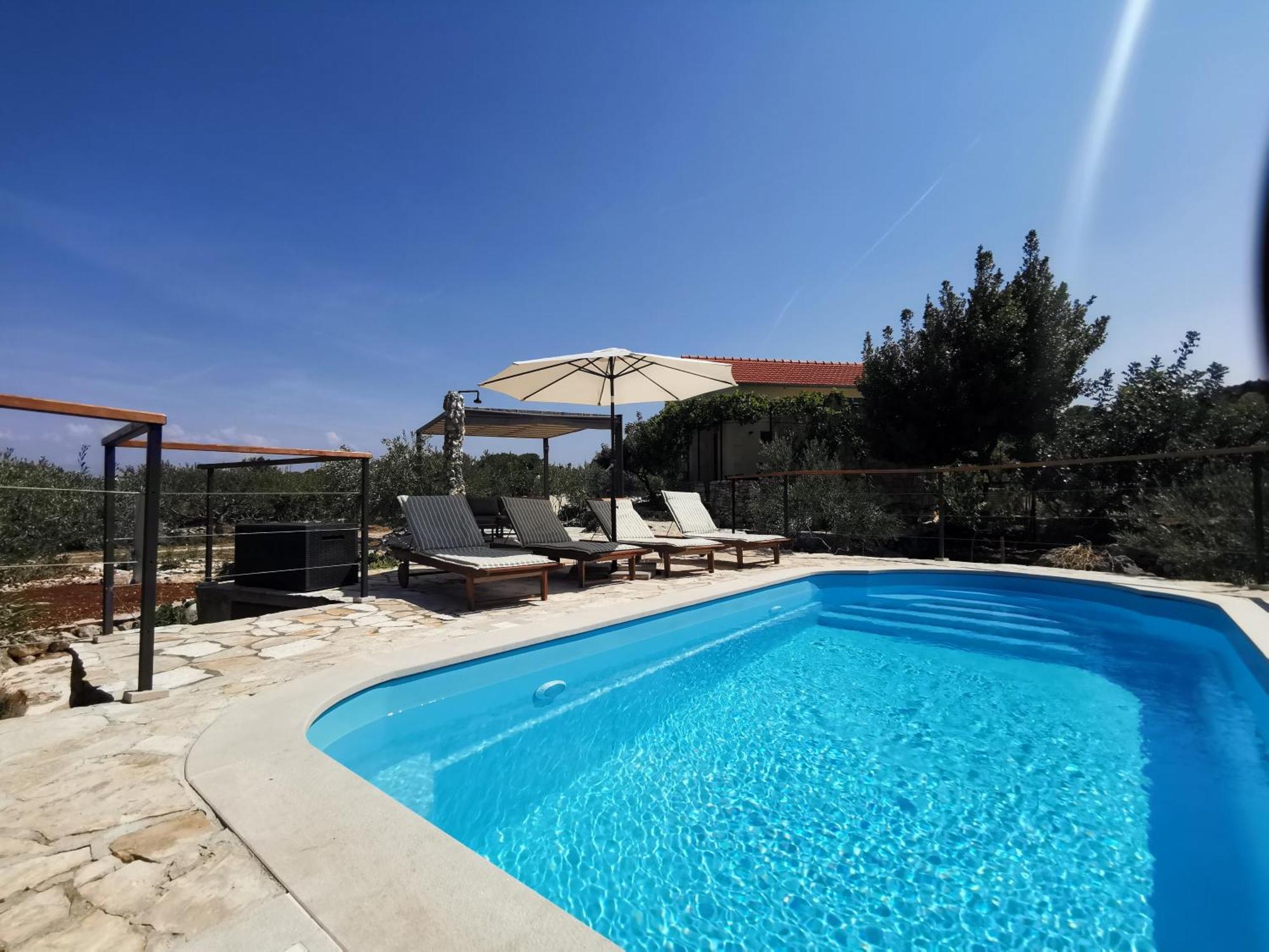 Robinson Crusoe Style House "Maslina" Βίλα Škrip Εξωτερικό φωτογραφία